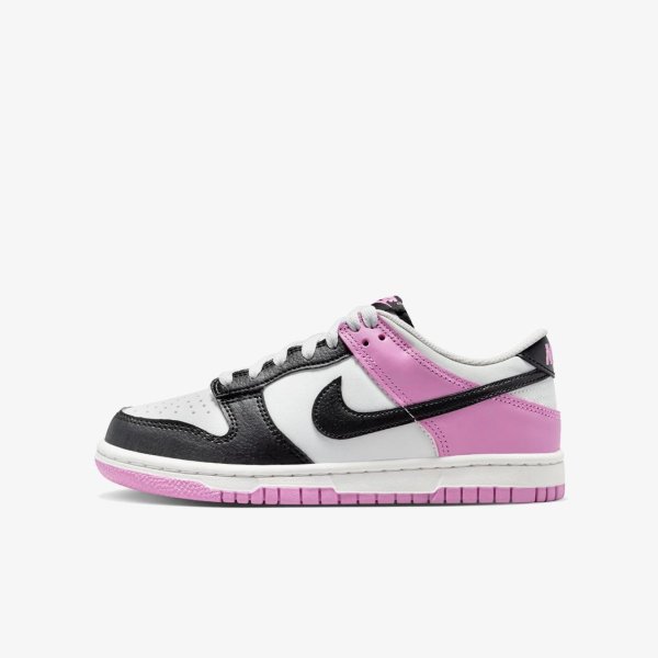 Дитячі кросівки NIKE DUNK LOW RP BLACK / LIGHT MAGENTA (GS)
