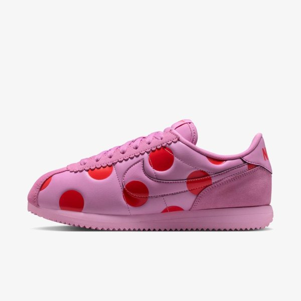 Женские кроссовки NIKE WMNS CORTEZ POLKA DOTS LIGHT MAGENTA / BRIGHT CRIMSON