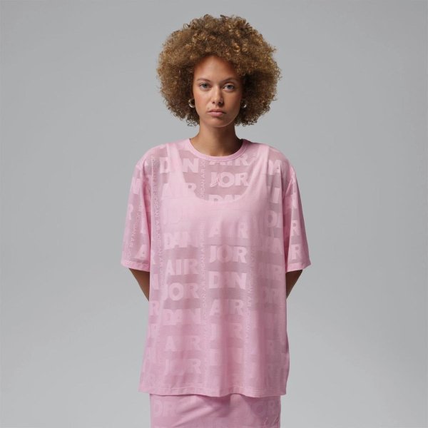 Жіноча футболка JORDAN W J FLT OPEN KNIT TOP