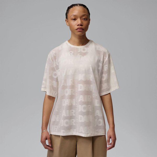 Жіноча футболка JORDAN W J FLT OPEN KNIT TOP