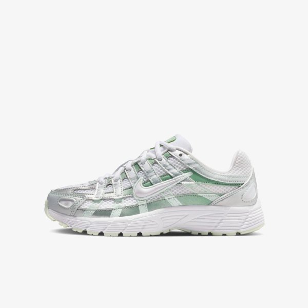 Дитячі кросівки NIKE P-6000 SE WHITE / BARELY GREEN (GS)