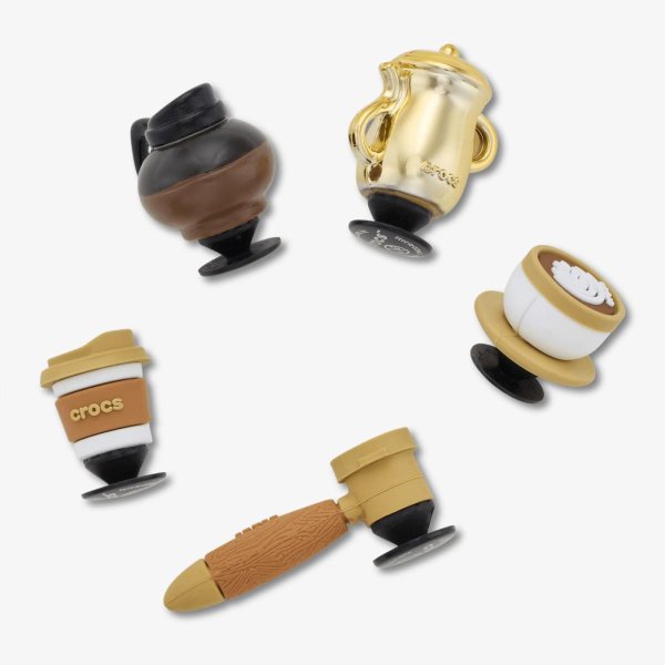 Джібітси (набір джибітс) CROCS 3D COFFEE SET 5 PACK