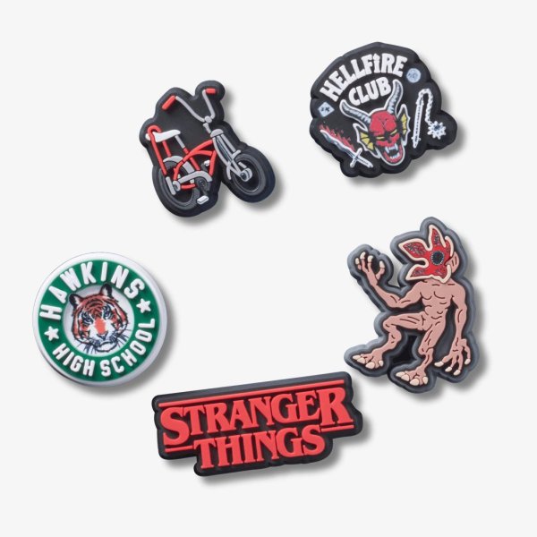 Джібітси (набір джибітс) CROCS NETFLIX STRANGER THINGS 5 PACK