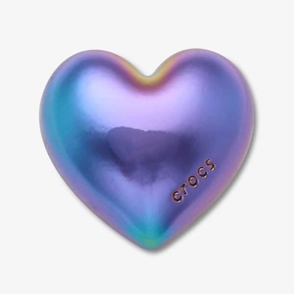 Джібітси CROCS IRIDESCENT BUBBLE HEART