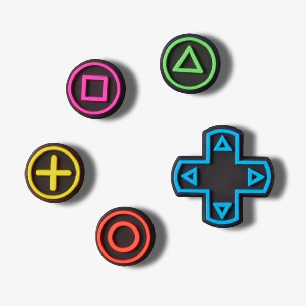 Джиббитсы (набор джиббитс) CROCS GAME CONTROLLER 5 PACK