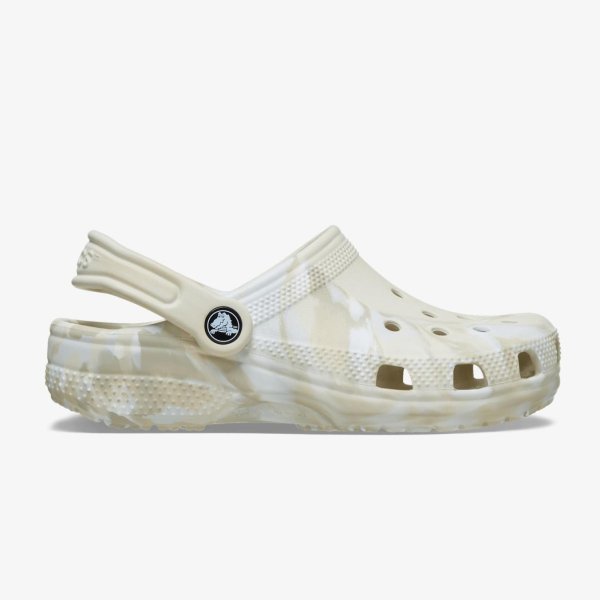 Дитячі тапочки CROCS CLASSIC MARBLED CLOG KIDS