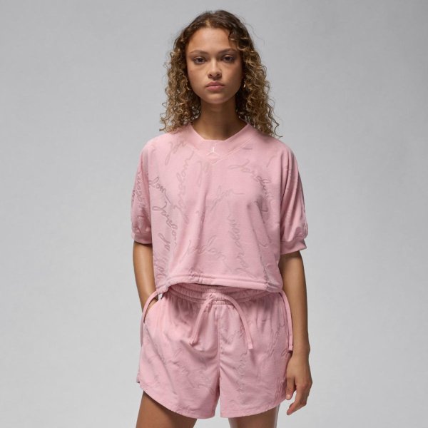 Жіноча футболка JORDAN W J SS KNIT TOP SSNL