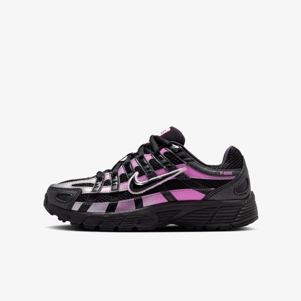 Дитячі кросівки NIKE P-6000 SE BLACK / PINK FOAM (GS)