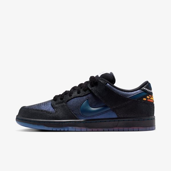 Кроссовки BLUETILE X NIKE SB DUNK LOW "PITCH BLUE AND BLACK"