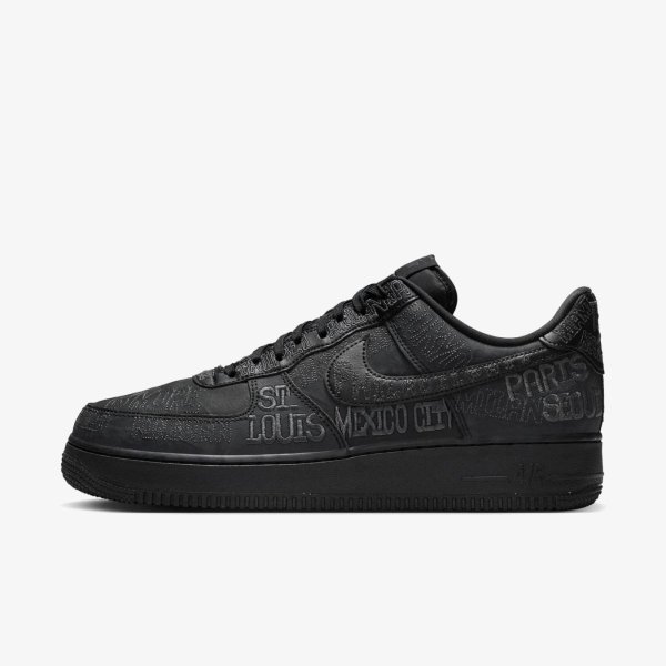 Мужские кроссовки NIKE AIR FORCE 1 '07 LV8 ON TOUR BLACK