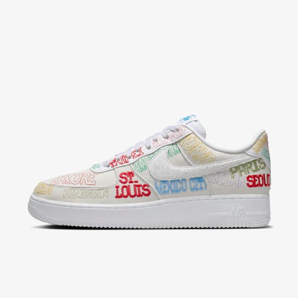 Мужские кроссовки NIKE AIR FORCE 1 '07 LV8 ON TOUR WHITE