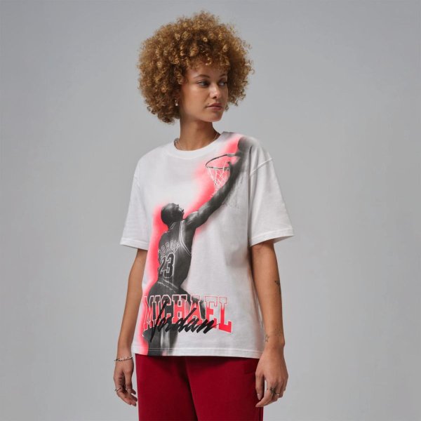 Женская футболка JORDAN W J SPT DF SS GFX TEE HTG