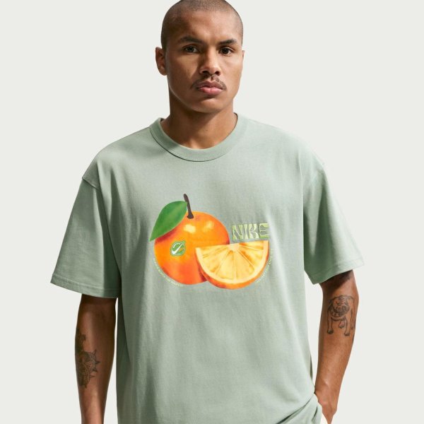 Чоловіча футболка NIKE U NSW TEE LSE PREM ORANGE