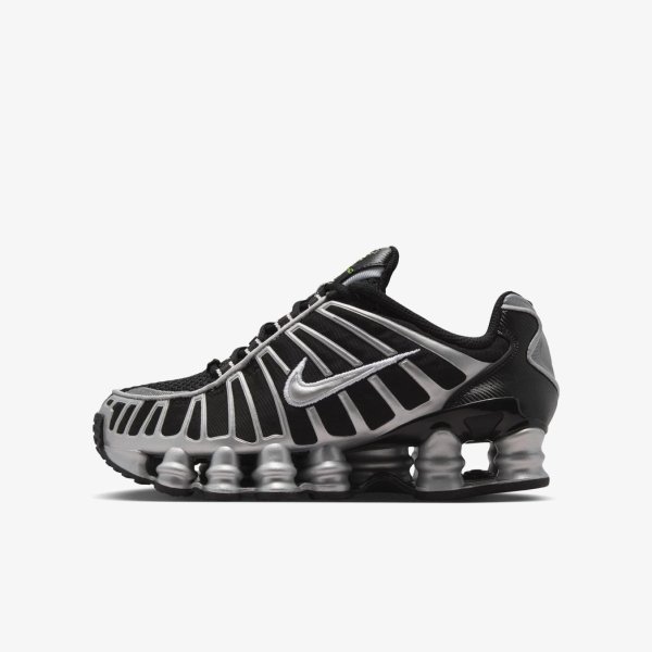Дитячі кросівки NIKE SHOX TL BLACK / VOLT / METALLIC SILVER (GS)