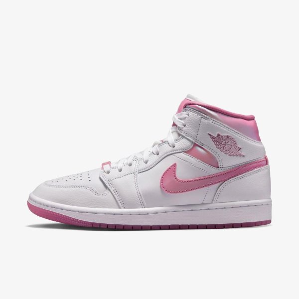 Женские кроссовки WMNS AIR JORDAN 1 MID SE DESERT BERRY