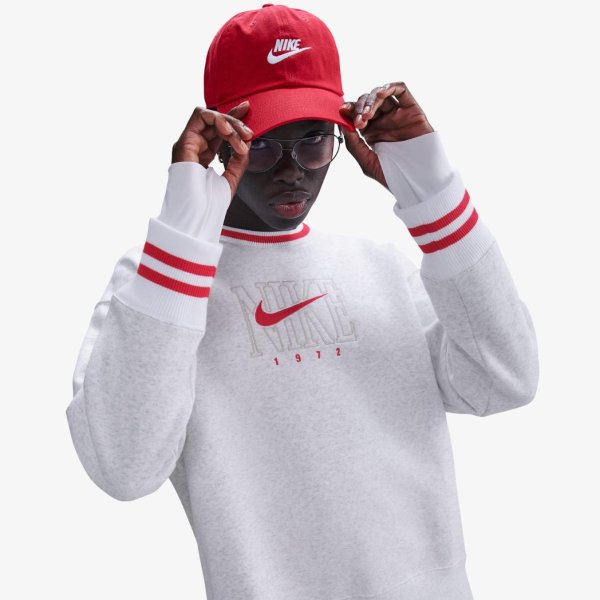 Женская толстовка NIKE W NSW PHNX FLC GX OS LNG CREW