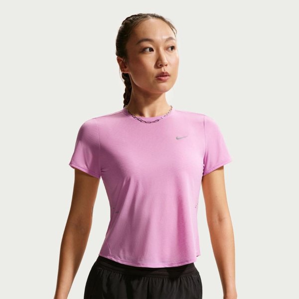 Жіноча футболка NIKE W NK SWFT NVLT BRTHE SS TOP