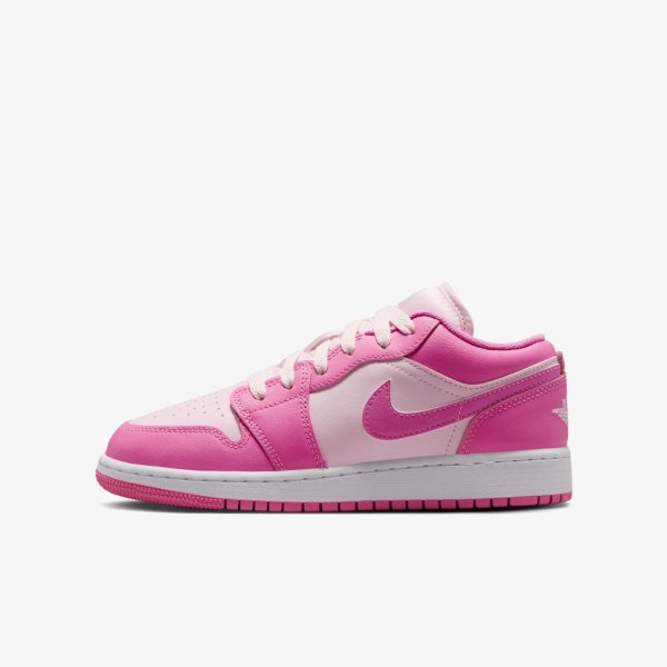 Дитячі кросівки AIR JORDAN 1 LOW CHINA ROSE / PINK FOAM (GS)