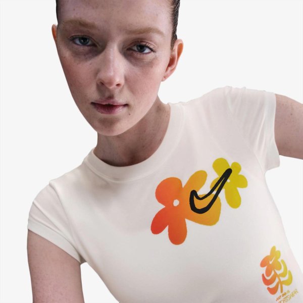 Женская футболка NIKE W NSW SS TEE BABY GRX SPD