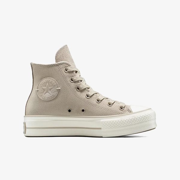 Жіночі кеди CONVERSE CHUCK TAYLOR ALL STAR LIFT HI SUEDE BEIGE