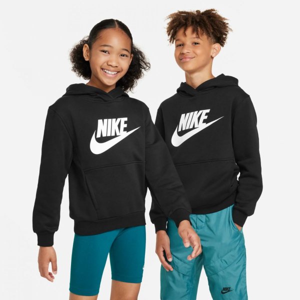 Детская толстовка NIKE K NSW CLUB FLC HDY HBR