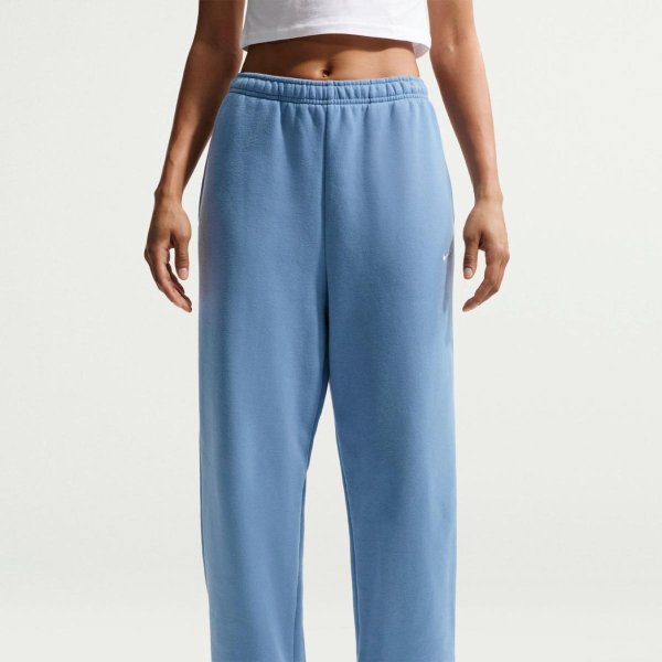 Жіночі штани NIKE W NK STUDIO FLEECE MW (MEDIUMWEIGHT) HR OS CFF PNT