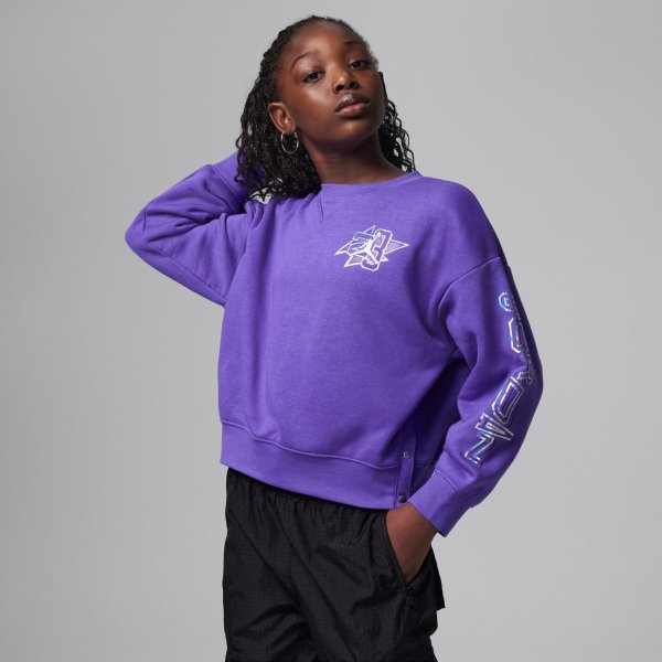 Дитяча толстовка NIKE TAKE FLIGHT SNAP CREW