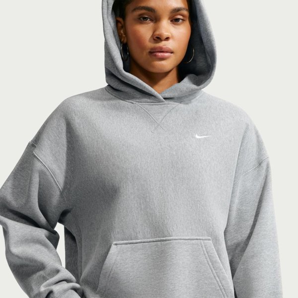 Женская толстовка NIKE W NK STUDIO FLEECE HVY (HEAVYWEIGHT) OS PO HDY