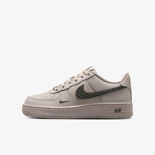 Детские кроссовки NIKE AIR FORCE 1 TECH ESSENTIAL «College Grey/Newsprint»