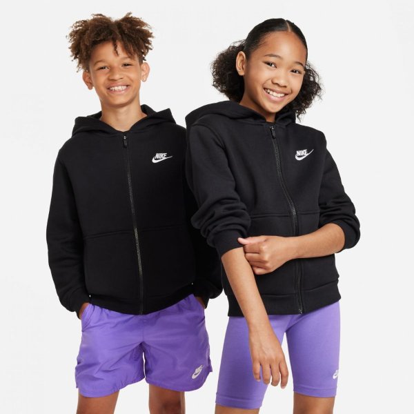 Дитяча толстовка NIKE K NSW CLUB FLC HD FZ LS LBR