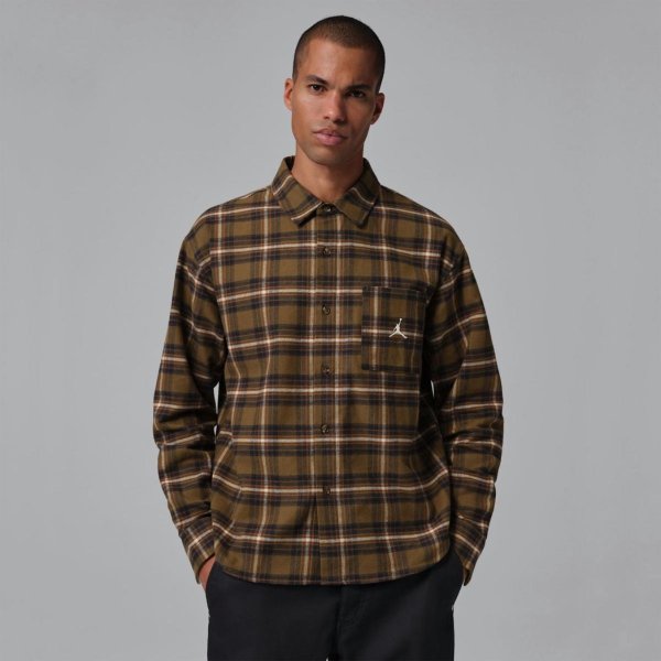 Чоловіча футболки з довгим рукавом JORDAN M J BRK FLANNEL GFX LS