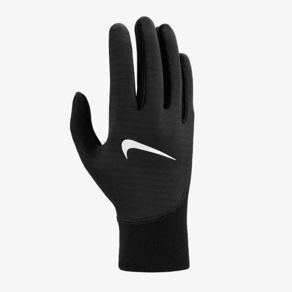 Мужские перчатки NIKE NIKE M THERMA-FIT PACER SPHERE MIDWEIGHT RG BLACK/BLACK/SILV