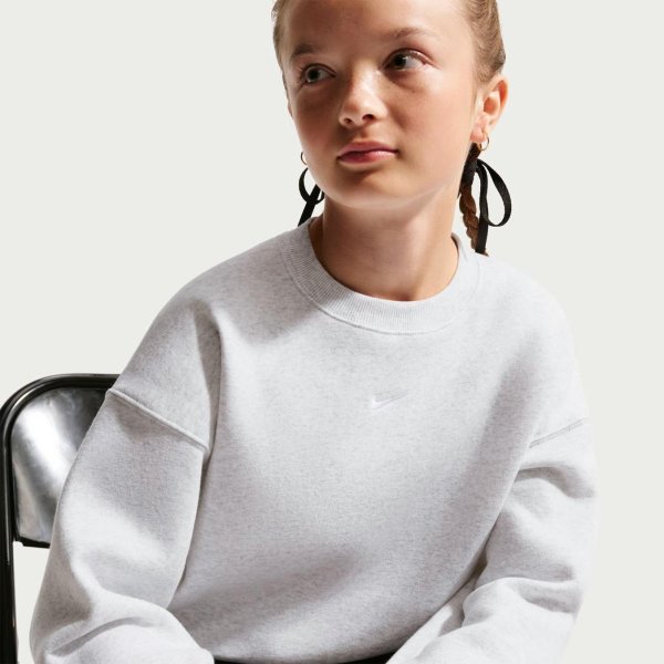Детская толстовка NIKE G NSW STUDIO FLC BXY OS LBR