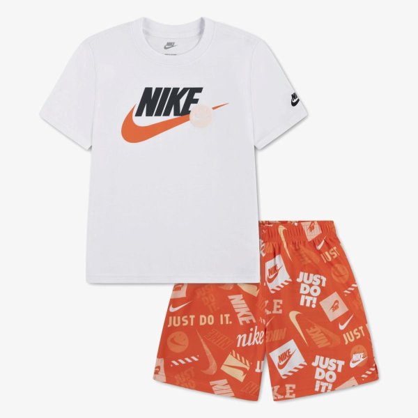 Дитячий комплект для хлопчиків NIKE NSW ITZ AOP SHORT SET