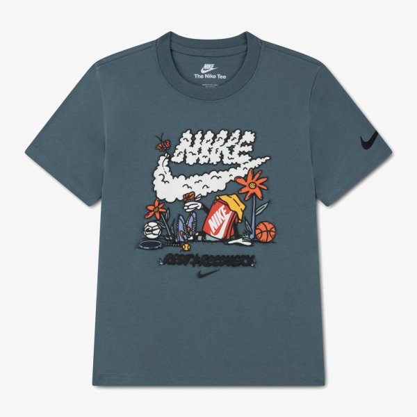 Дитяча футболка для хлопчиків NIKE NKB REST AND «Grey»
