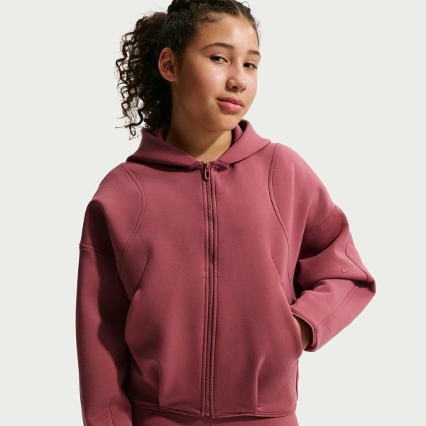 Детская толстовка для девочек NIKE MAVN THERMA-FIT KNIT FULL-ZIP HOODIE