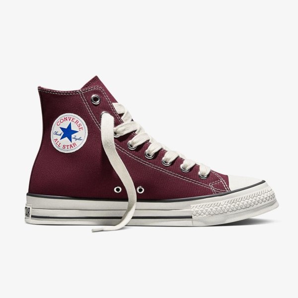 Мужские кеды CONVERSE CHUCK TAYLOR ALL STAR THROWBACK HI DEEP BORDEAUX