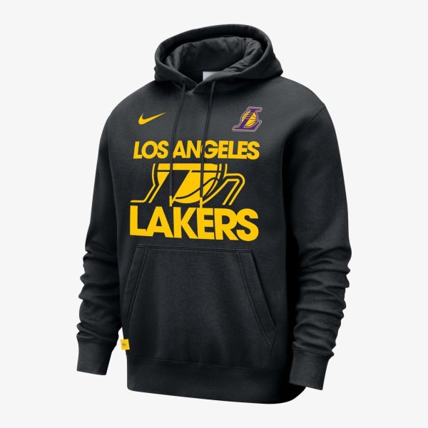 Мужская толстовка NIKE NBA LOS ANGELES LAKERS CLUB HOODIE PULLOVER COURTSIDE