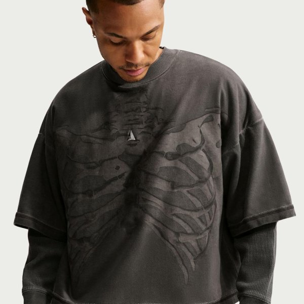Чоловічий лонгслів NIKE JA MORANT DRI-FIT LONG SLEEVE TOP WAFFLE