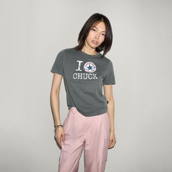 Жіноча футболка CONVERSE I LOVE CHUCK TEE