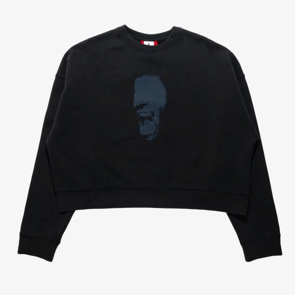 Чоловіча толстовка JORDAN IN1HOUSE CROP FLEECE CREW «Black»