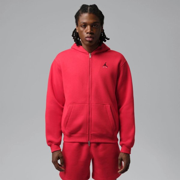 Чоловіча толстовка JORDAN BROOKLYN ST FULL ZIP BB «Ma Red»