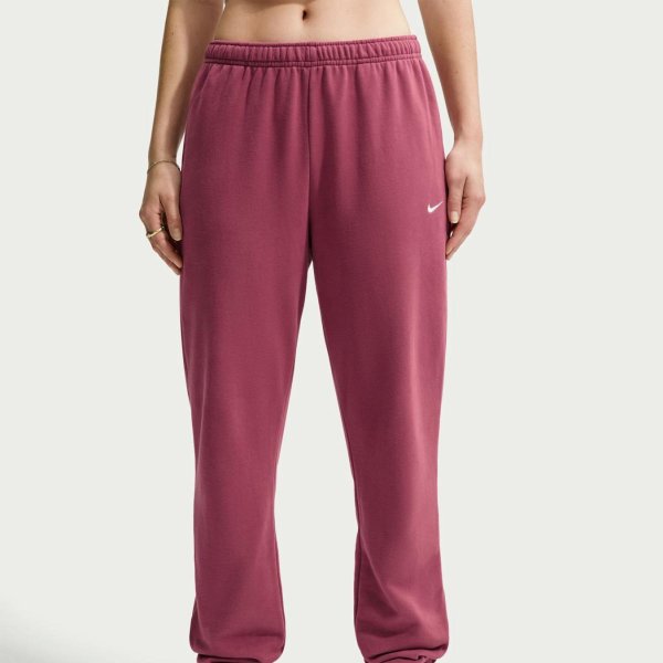 Жіночі штани NIKE STUDIO FLEECE LIGHTWEIGHT MID-RISE STANDARD CUFFED PANTS