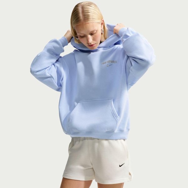 Жіноча толстовка NIKE STUDIO FLEECE OVERSIZED PULLOVER HOODIE