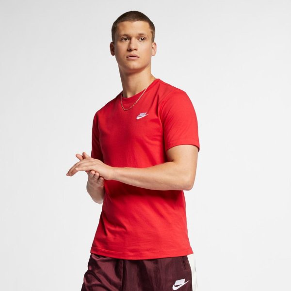 Чоловіча футболка NIKE SPORTSWEAR CLUB TEE «University Red»