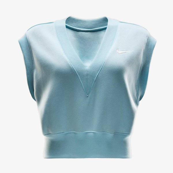 Женская жилетка NIKE W NSW PHNX FLC SLVLS VNECK CRP