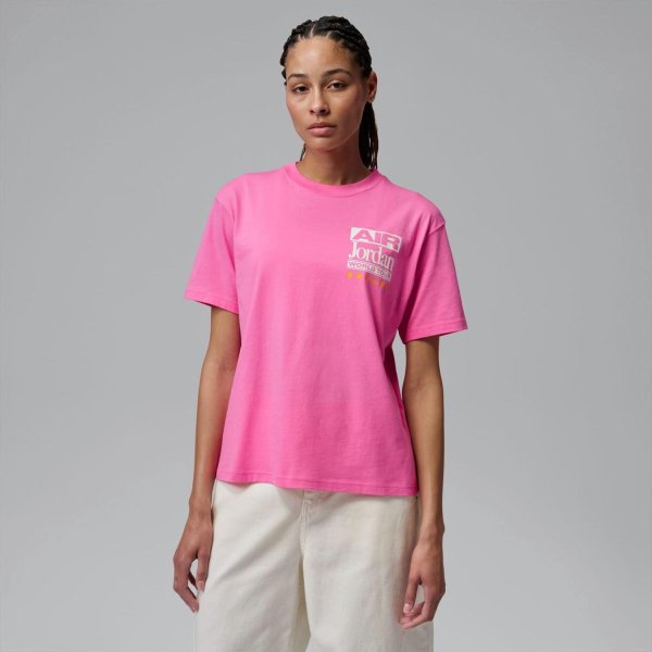 Жіноча футболка JORDAN W J FLT SS GF GFX TEE SUV