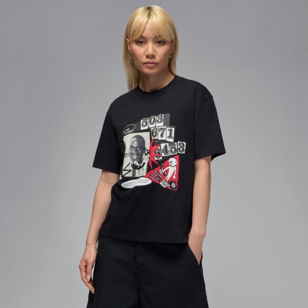 Жіноча футболка JORDAN W J FLT SS GF GFX TEE VLT