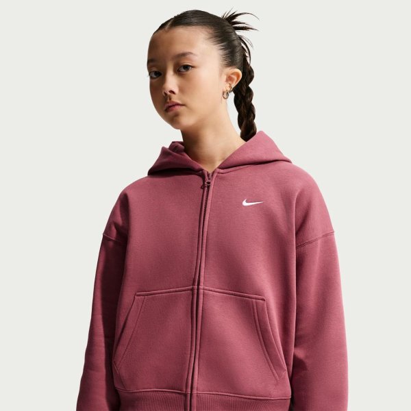 Детская толстовка NIKE G NSW STUDIO FLC OS FZ HD