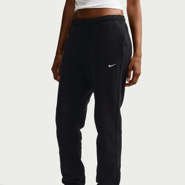Женские брюки NIKE STUDIO FLEECE MEDIUM WEIGHT MID-RISE STANDARD CUFFED PANT